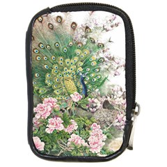 Peafowl Peacock Feather-beautiful Compact Camera Leather Case by Sudhe