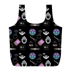 Pastel Goth Witch Full Print Recycle Bag (l) by InPlainSightStyle