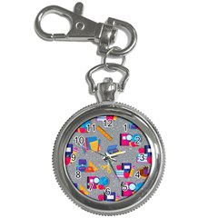 80s And 90s School Pattern Key Chain Watches by InPlainSightStyle