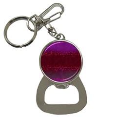 Red Splashes On Purple Background Bottle Opener Key Chain by SychEva