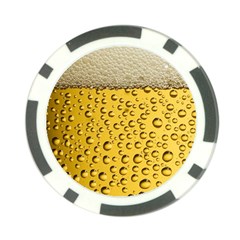 Beer Bubbles Poker Chip Card Guard by Sudhe