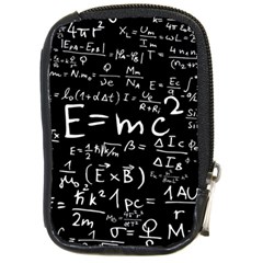 Science-albert-einstein-formula-mathematics-physics-special-relativity Compact Camera Leather Case by Sudhe