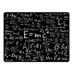 Science-albert-einstein-formula-mathematics-physics-special-relativity Double Sided Fleece Blanket (small)  by Sudhe