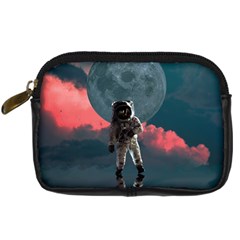 Astronaut-moon-space-nasa-planet Digital Camera Leather Case by Sudhe