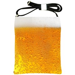 Beer Bubbles Pattern Shoulder Sling Bag by Sudhe