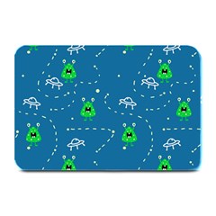 Funny Aliens With Spaceships Plate Mats by SychEva