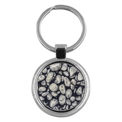 White Rocks Close Up Pattern Photo Key Chain (round) by dflcprintsclothing