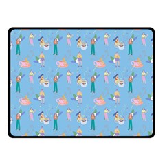 Beautiful Girls With Drinks Double Sided Fleece Blanket (small)  by SychEva