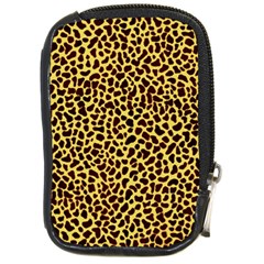 Fur-leopard 2 Compact Camera Leather Case by skindeep