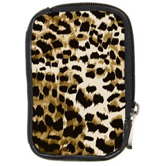 Leopard-print 2 Compact Camera Leather Case by skindeep