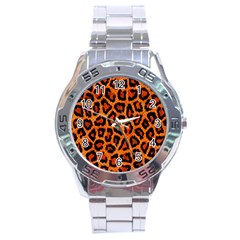 Leopard-print 3 Stainless Steel Analogue Watch by skindeep