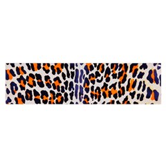 Fur-leopard 5 Satin Scarf (oblong) by skindeep