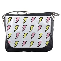 Pattern Cute Flash Design Messenger Bag by brightlightarts