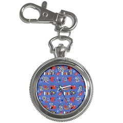 Blue 50s Key Chain Watches by InPlainSightStyle