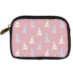 Dalmatians Favorite Dogs Digital Camera Leather Case by SychEva