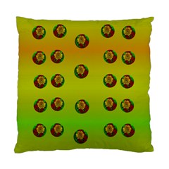 Sun Flowers For Iconic Pleasure In Pumpkin Time Standard Cushion Case (one Side) by pepitasart