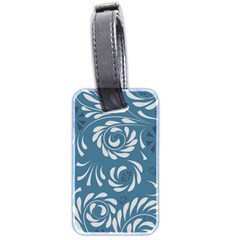 Folk Flowers Pattern Floral Surface Design Seamless Pattern Luggage Tag (two Sides) by Eskimos