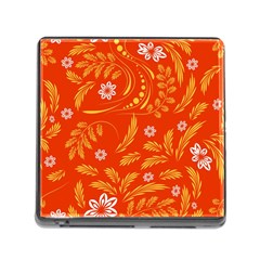 Folk Flowers Pattern Floral Surface Design Seamless Pattern Memory Card Reader (square 5 Slot) by Eskimos