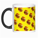 Vector Burgers, fast food sandwitch pattern at yellow Morph Mugs