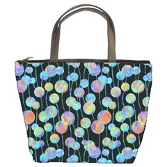 Multi-colored Circles Bucket Bag by SychEva