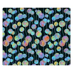 Multi-colored Circles Double Sided Flano Blanket (small)  by SychEva