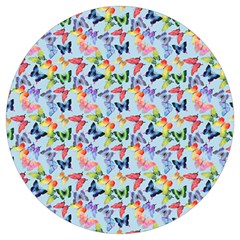 Beautiful Bright Butterflies Are Flying Round Trivet by SychEva
