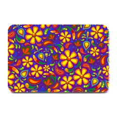 Gay Pride Rainbow Floral Paisley Plate Mats by VernenInk