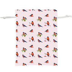 Bullfinches Sit On Branches  Lightweight Drawstring Pouch (xl) by SychEva