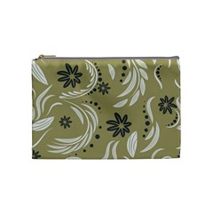Folk Flowers Pattern Floral Surface Design Seamless Pattern Cosmetic Bag (medium) by Eskimos