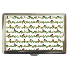 Bullfinches On The Branches Cigarette Money Case by SychEva