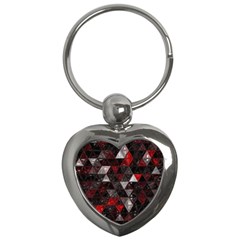 Gothic Peppermint Key Chain (heart) by MRNStudios