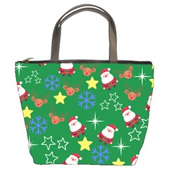 Santa Green Bucket Bag by InPlainSightStyle