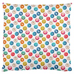 Multicolored Sweet Donuts Standard Flano Cushion Case (one Side) by SychEva
