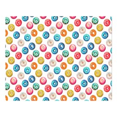 Multicolored Sweet Donuts Double Sided Flano Blanket (large)  by SychEva