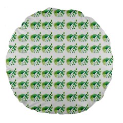 Floral Large 18  Premium Flano Round Cushions by Sparkle