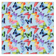 Watercolor Butterflies Large Satin Scarf (square) by SychEva
