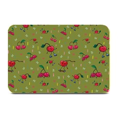 Red Cherries Athletes Plate Mats by SychEva