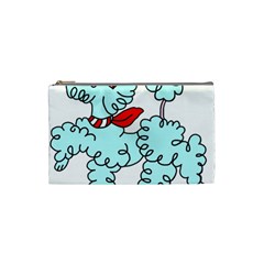 Doodle Poodle  Cosmetic Bag (small) by IIPhotographyAndDesigns