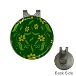 Folk flowers print Floral pattern Ethnic art Hat Clips with Golf Markers