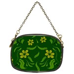 Folk flowers print Floral pattern Ethnic art Chain Purse (Two Sides)