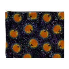 Space Pumpkins Cosmetic Bag (xl) by SychEva