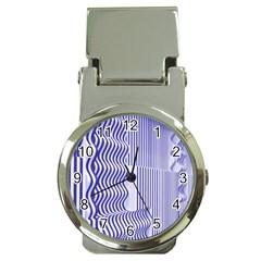 Illusion Waves Pattern Money Clip Watches by Sparkle