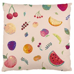 Summer Fruit Standard Flano Cushion Case (one Side) by SychEva