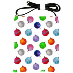 Christmas Balls Shoulder Sling Bag by SychEva
