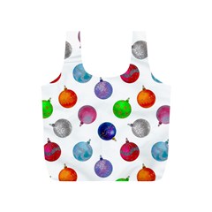 Christmas Balls Full Print Recycle Bag (s) by SychEva