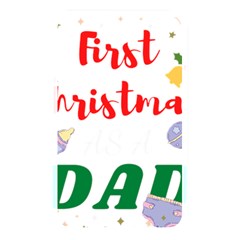 First Christmas As A Dad Memory Card Reader (rectangular)