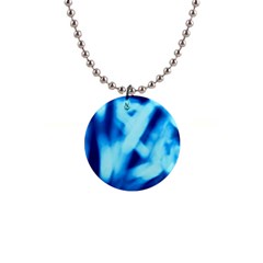 Blue Abstract 2 1  Button Necklace by DimitriosArt