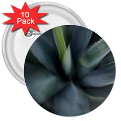 The Agave Heart In Motion 3  Buttons (10 Pack)  by DimitriosArt