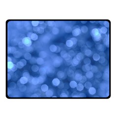 Light Reflections Abstract No5 Blue Fleece Blanket (small) by DimitriosArt