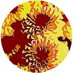 Sunflowers Uv Print Round Tile Coaster by 3cl3ctix